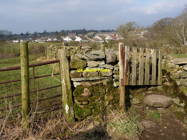 Photo 6"x4" Footpath gate on Cowslip Hill Greystonegill c2018