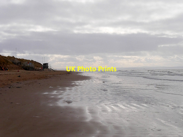 Photo 6"x4" Looking South at Formby Point Formby c2018