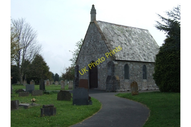 Photo 6"x4" Topsham cemetery and cemetery chapel Topsham c2009