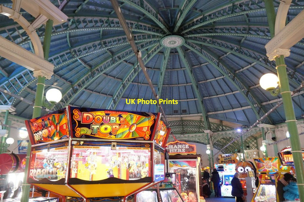 Photo 6"x4" Inside the arcade on Palace Pier, Brighton Kemp Town c2018