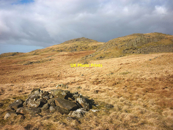 Photo 6"x4" Pile of stones below Yoadcastle Woodend\/SD1696 c2018
