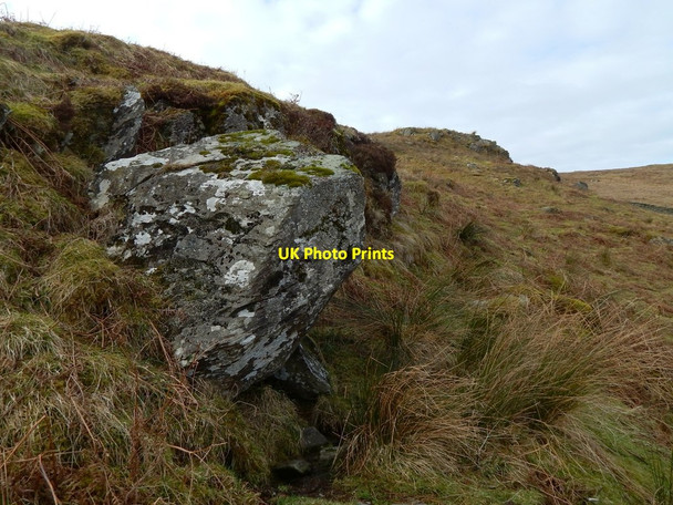 Photo 6"x4" Outcrops near the Green Burn Rhu\/NS2684 c2018