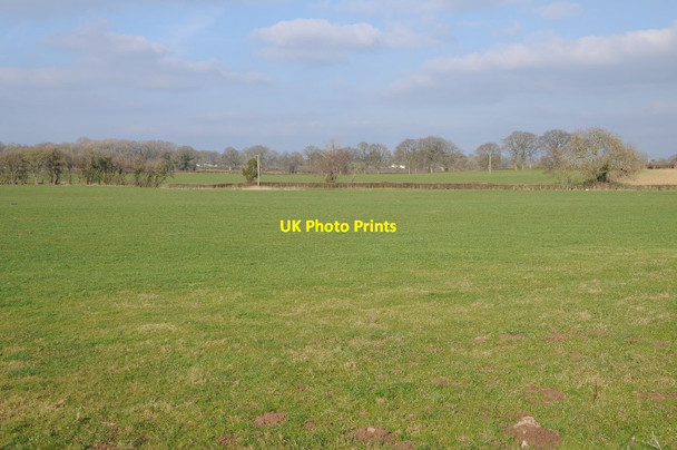 Photo 6"x4" Farmland near Lower Green Broxwood c2018