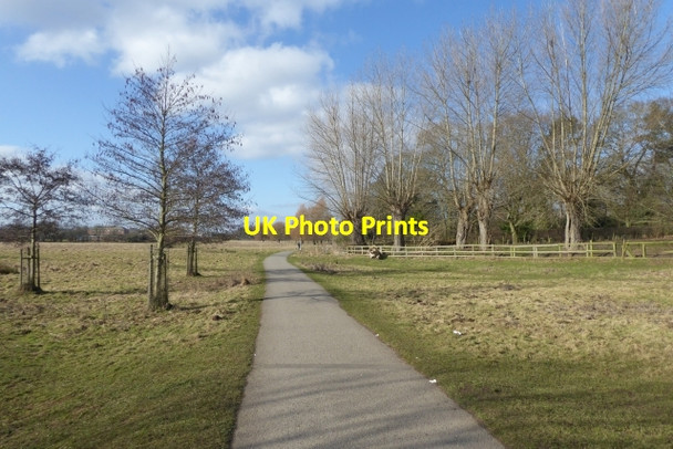 Photo 6"x4" Path across Walmgate Stray York\/SE5951 c2018