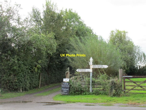 Photo 6"x4" Signpost at Wigborough Lower Stratton\/ST4415 c2017