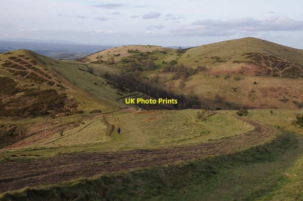Photo 6"x4" View over the northern Malvern Hills Great Malvern c2018