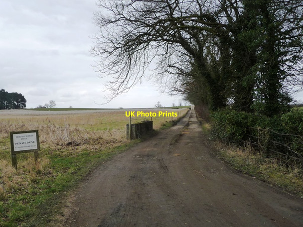 Photo 6"x4" Private drive to Pasture House Burrill c2018