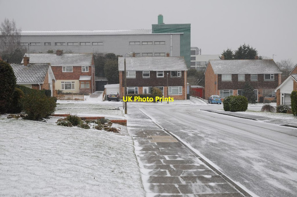 Photo 6"x4" Arosa Drive in snow Great Malvern c2018 P1
