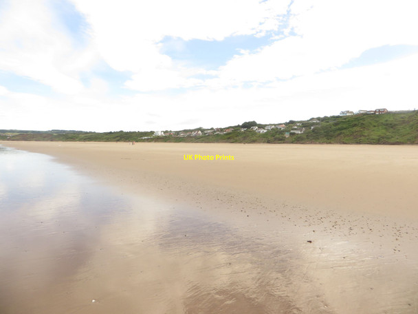 Photo 6"x4" Flat Cliff, Hunmanby Sands Filey c2017 P1
