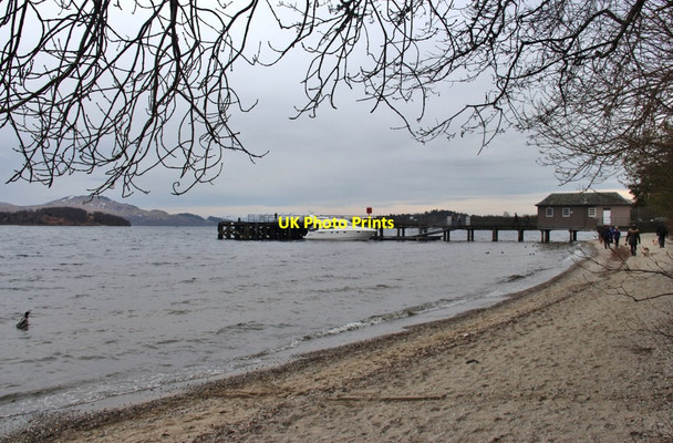 Photo 6"x4" Luss Pier on Loch Lomond Luss c2018