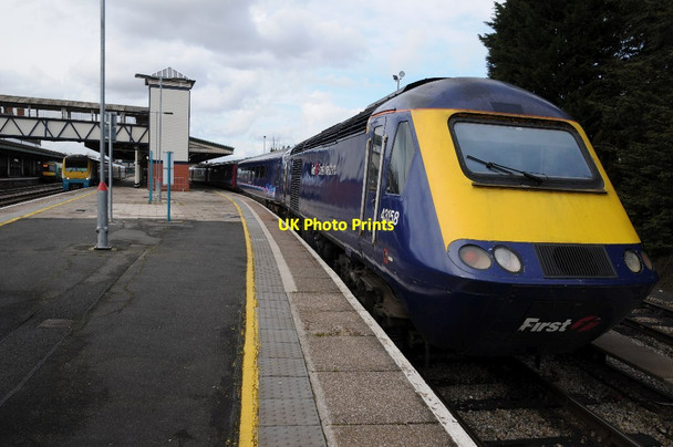 Photo 6"x4" An HST 125 train, Hereford Station Hereford c2018