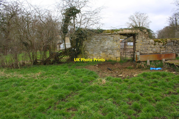 Photo 6"x4" Stone wall with doorway on Medley Manor Farm Oxford\/SP5106 c2018