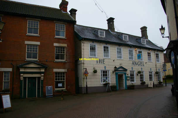 Photo 6"x4" Thoroughfare, Halesworth: the Angel Halesworth c2018