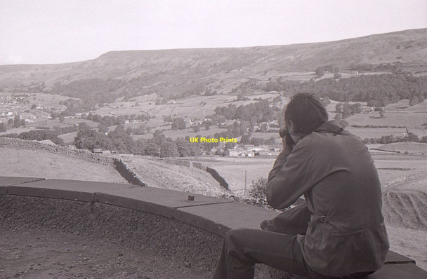 Photo 6"x4" The view from Grinton Lodge Youth Hostel Grinton c1976