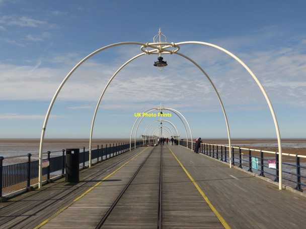 Photo 6"x4" On Southport Pier Southport c2018
