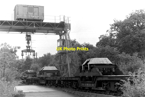 Photo 6"x4" Nuclear Flask Transship Yard, 1969 Gellilydan c1969