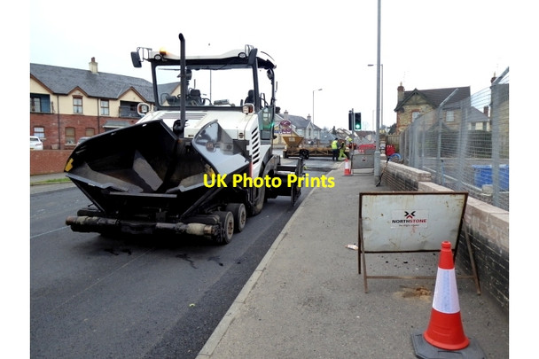 Photo 6"x4" Road works, Hospital Road, Omagh - 26 Omagh c2018