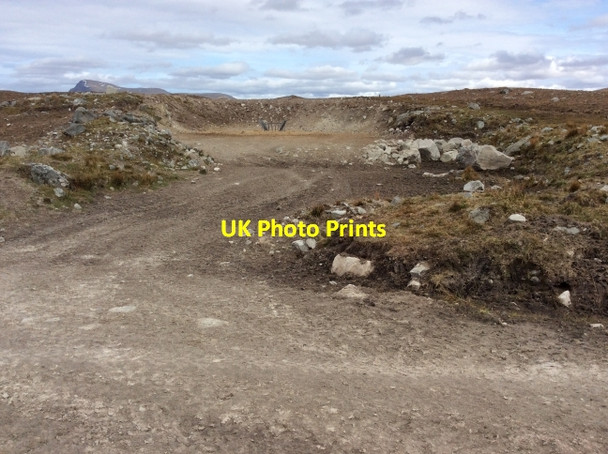 Photo 6"x4" Feeding Station in Old Quarry Suil a' Bhadain Duinn c2018