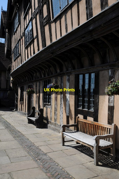 Photo 6"x4" Detail of Leycester Hospital Warwick c2018