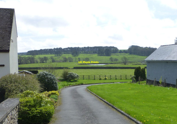 Photo 6"x4" View between houses in Otterburn village Otterburn\/NY8893 c2018