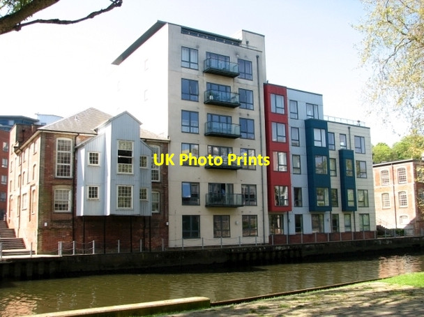 Photo 6"x4" Modern block of flats on the Carrow Works site Norwich c2018