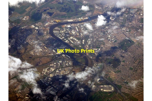 Photo 6"x4" Stockton-on-Tees from the air Stockton-on-Tees c2018