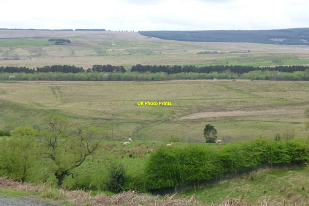 Photo 6"x4" Looking down on the Roman Camp Redesdale Camp c2018