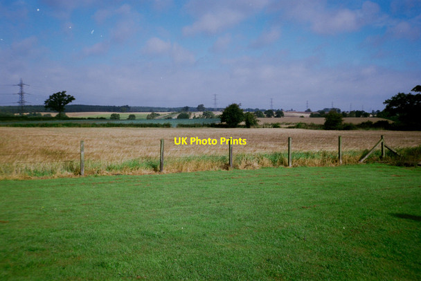 Photo 6"x4" Fields behind Steppingley Hospital, 1988 Ampthill c1988
