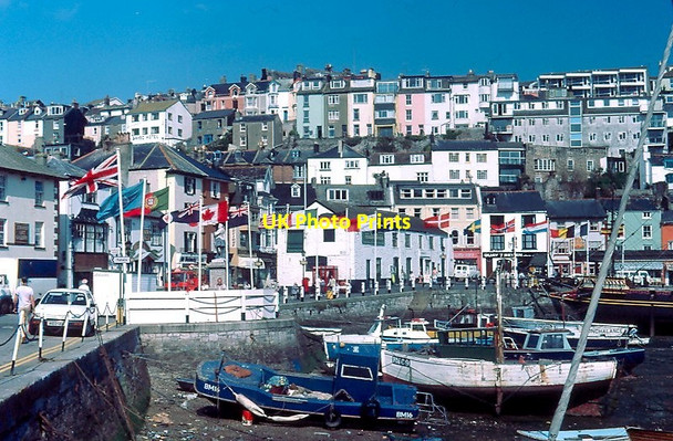 Photo 6"x4" Brixham Harbour Brixham c1985 P1