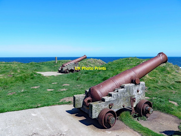 Photo 6"x4" Canons at Eyemouth Fort Eyemouth c2018