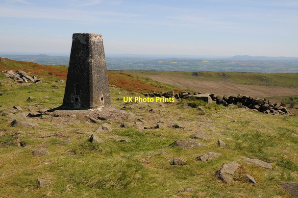 Photo 6"x4" Trig point on Titterstone Hill Dhustone c2018 P1