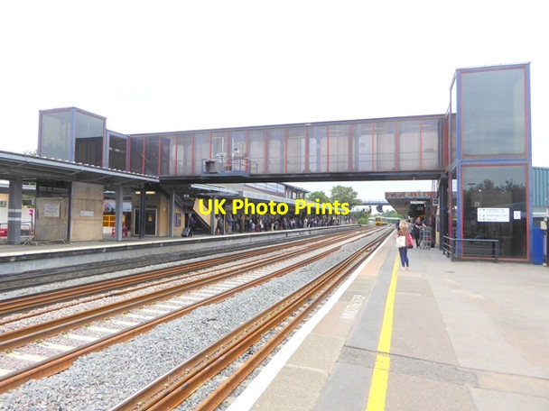 Photo 6"x4" Station bridge, Oxford Station Oxford\/SP5106 c2018