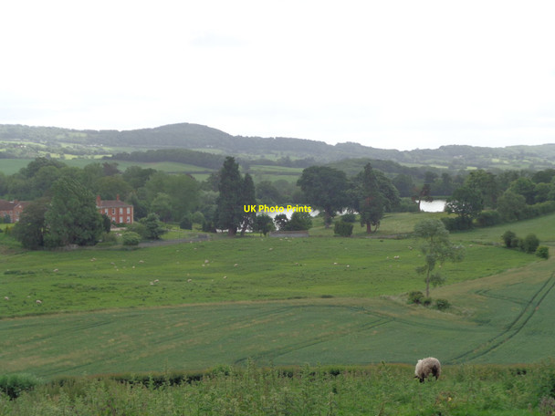 Photo 6"x4" Stanford Court with lake Stanford on Teme c2018