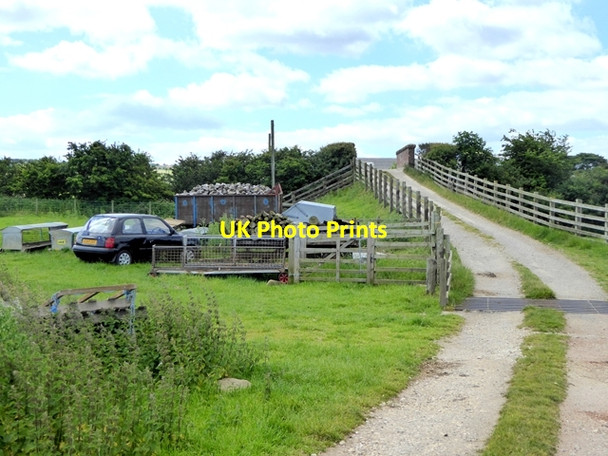 Photo 6"x4" Bridleway bridge over the Cinder Track High Hawsker c2018