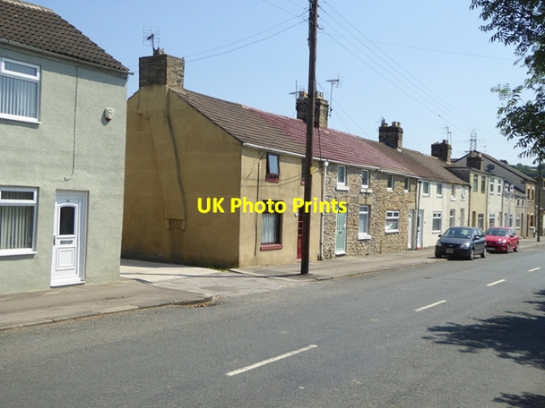 Photo 6"x4" Terraced houses at Ramshaw Evenwood\/NZ1525 c2018