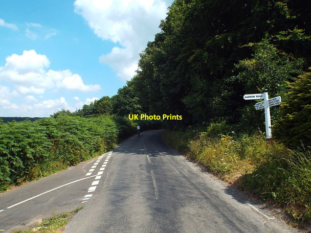 Photo 6"x4" Road junction in Ashdown Forest Birchgrove\/TQ4029 c2018