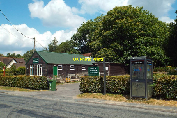 Photo 6"x4" Telephone kiosk outside Chelwood Gate village hall Chelwood Gate c2018