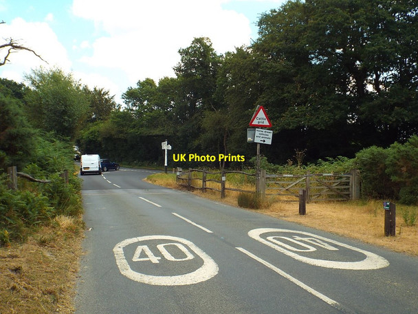 Photo 6"x4" Cattle grid on Crowborough Road, Ashdown Forest Duddleswell c2018