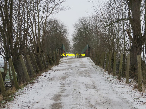 Photo 6"x4" Bridge at the top Cholsey c2018