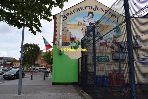 Photo 6"x4" Spaghetti Junction mural, Derry \/ Londonderry Londonderry\/C4316 c2018
