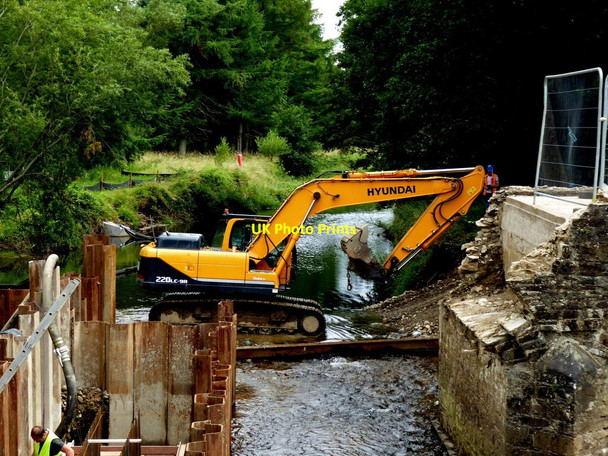 Photo 6"x4" JCB excavator, Caudy Claudy c2018