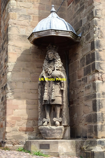 Photo 6"x4" Statue of Charles II Lichfield c2018
