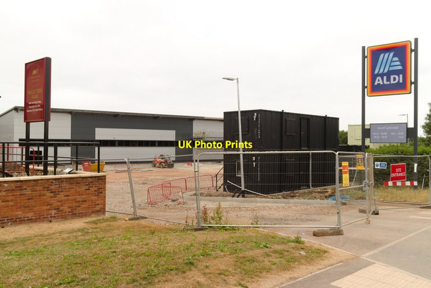 Photo 6"x4" Construction of a new Aldi supermarket, Nottingham Business Park Broxtowe c2018