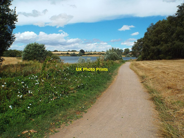 Photo 6"x4" Path alongside Pitsford Water, Northamptonshire Holcot c2018