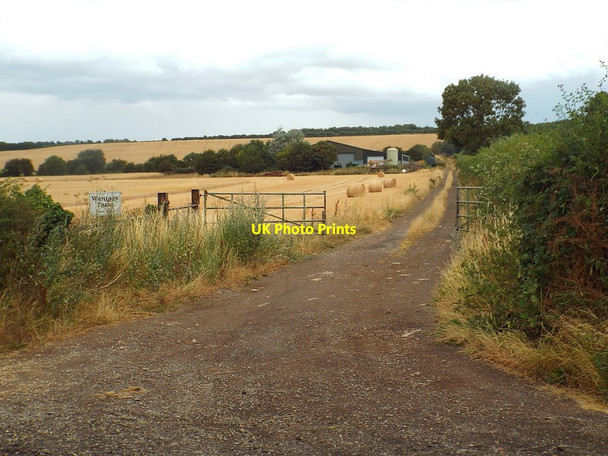 Photo 6"x4" Farm track near Braybrooke Braybrooke c2018