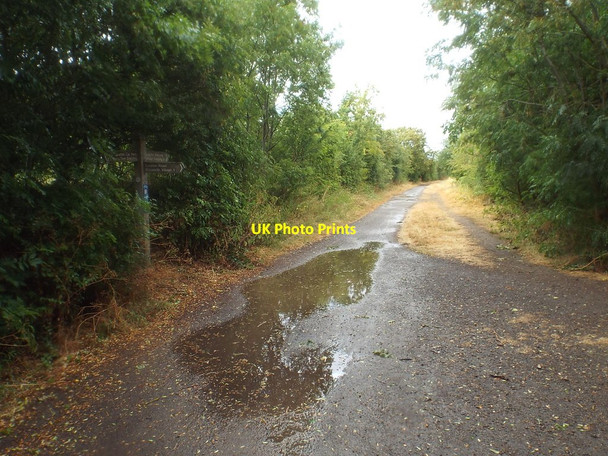 Photo 6"x4" Site of Brixworth railway station Brixworth c2018
