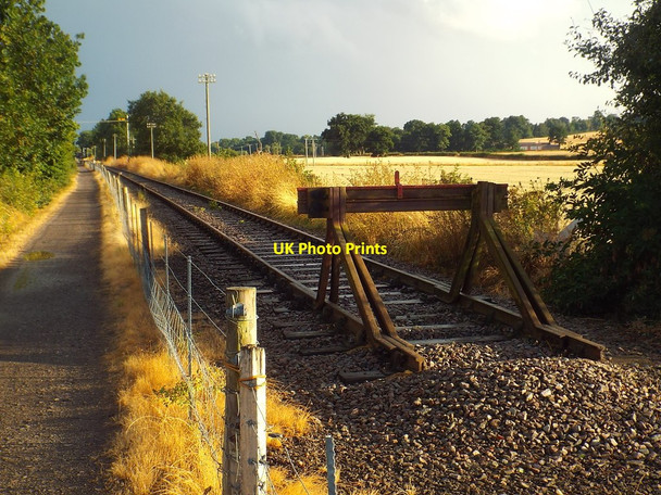 Photo 6"x4" End of the line, near Chapel Brampton Chapel Brampton c2018