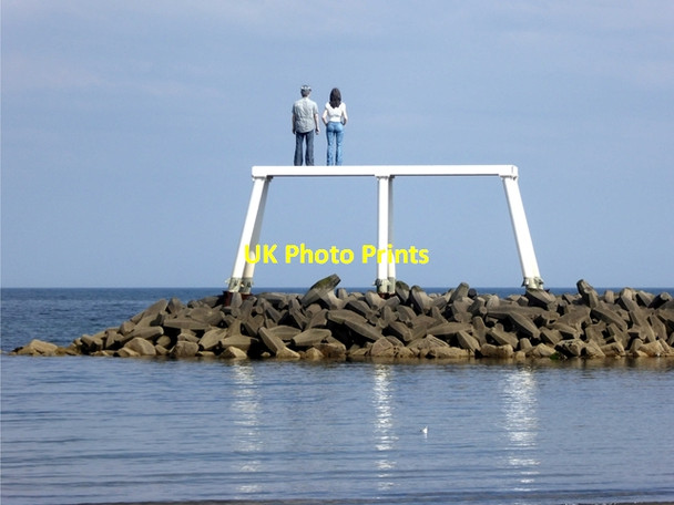 Photo 6"x4" Forever looking out to sea Newbiggin-by-the-Sea c2018