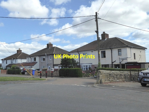 Photo 6"x4" Semi-detached houses on Ashfield Terrace, Shilbottle Grange Shilbottle Grange c2018