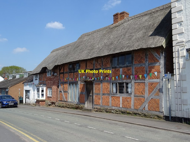 Photo 6"x4" Timber-framed cottage Gnosall Heath c2018